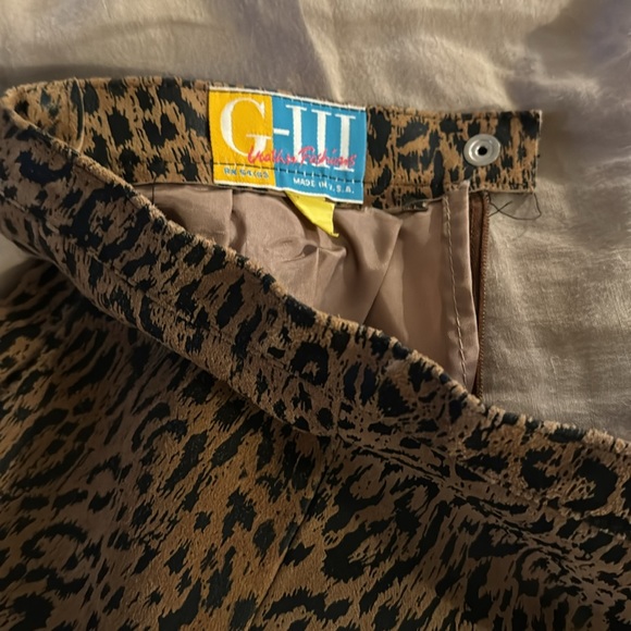 VTG Suede Leopard Print Mini - Picture 4 of 6
